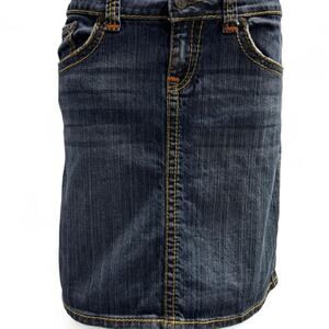 y2k denim midi skirt
